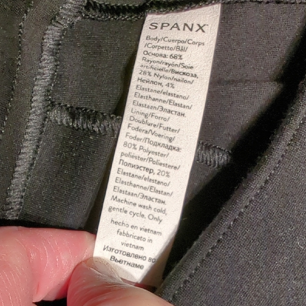 SPANX Black Women's Tailored Stretch Trousers - Picture 7 of 9